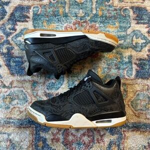 Jordan 4 Laser Gum Sneakers Size 7